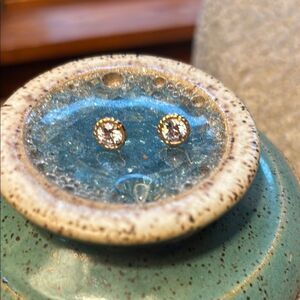 Elegant Gold Stud Earrings